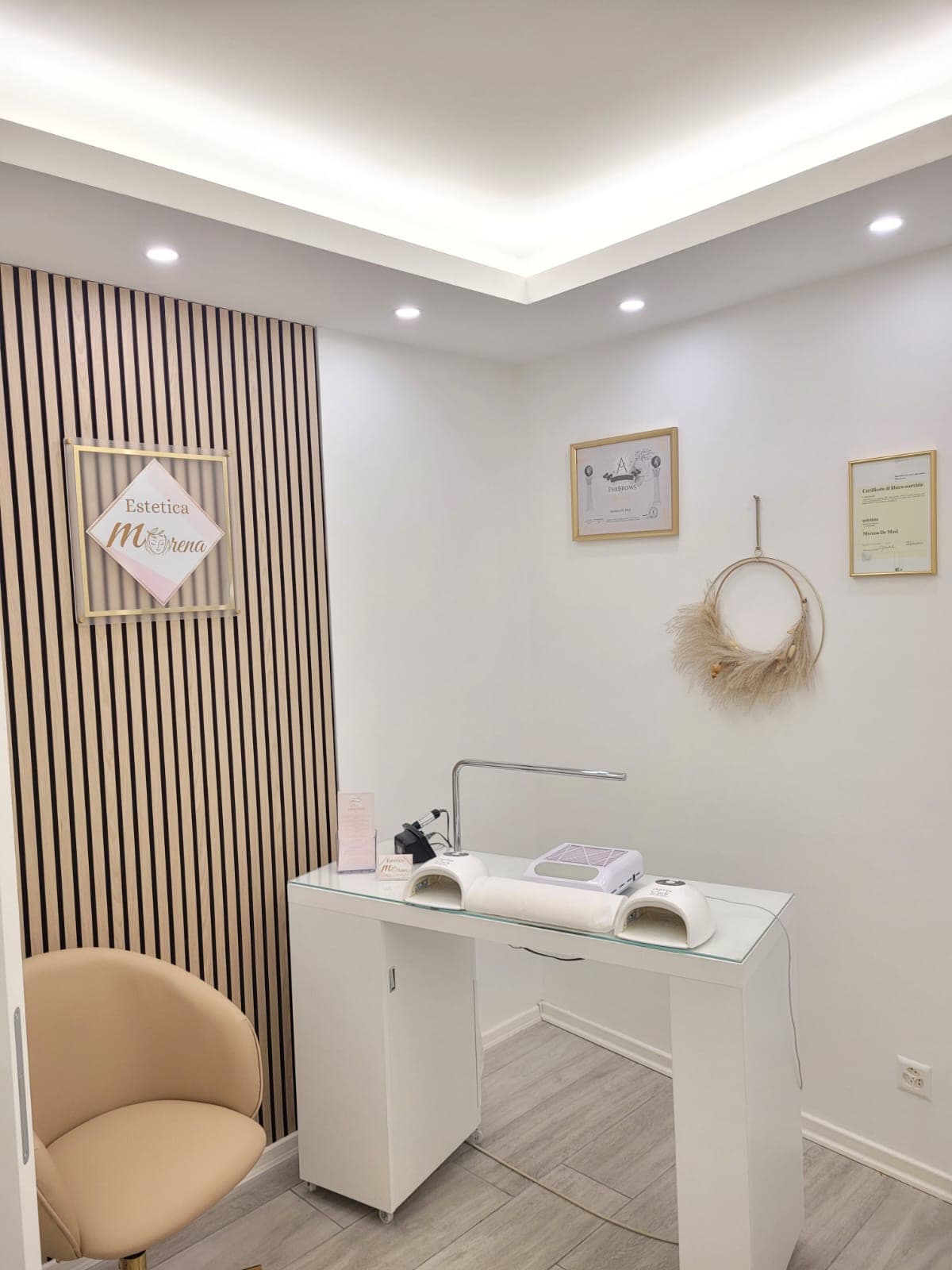 Postazione manicure Estetica Morena - Centro estetico Bioggio
